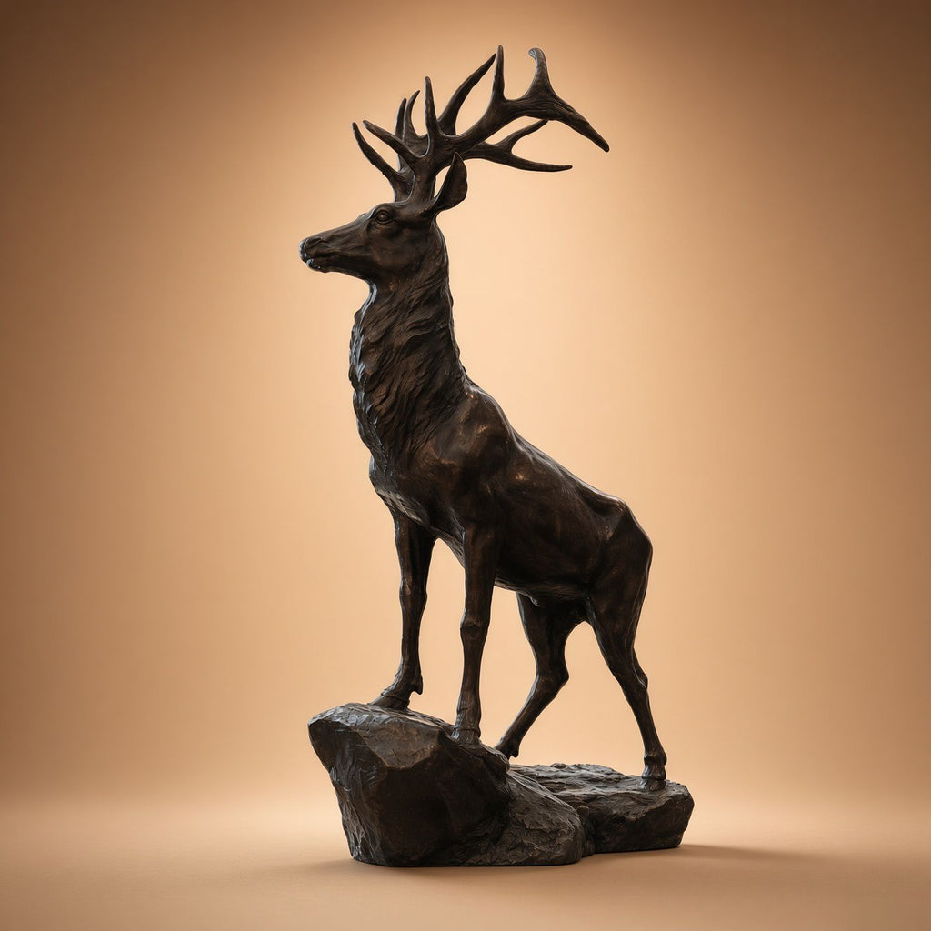 Bronze Stag Sculpture