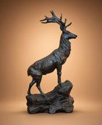 Bronze Stag Sculpture