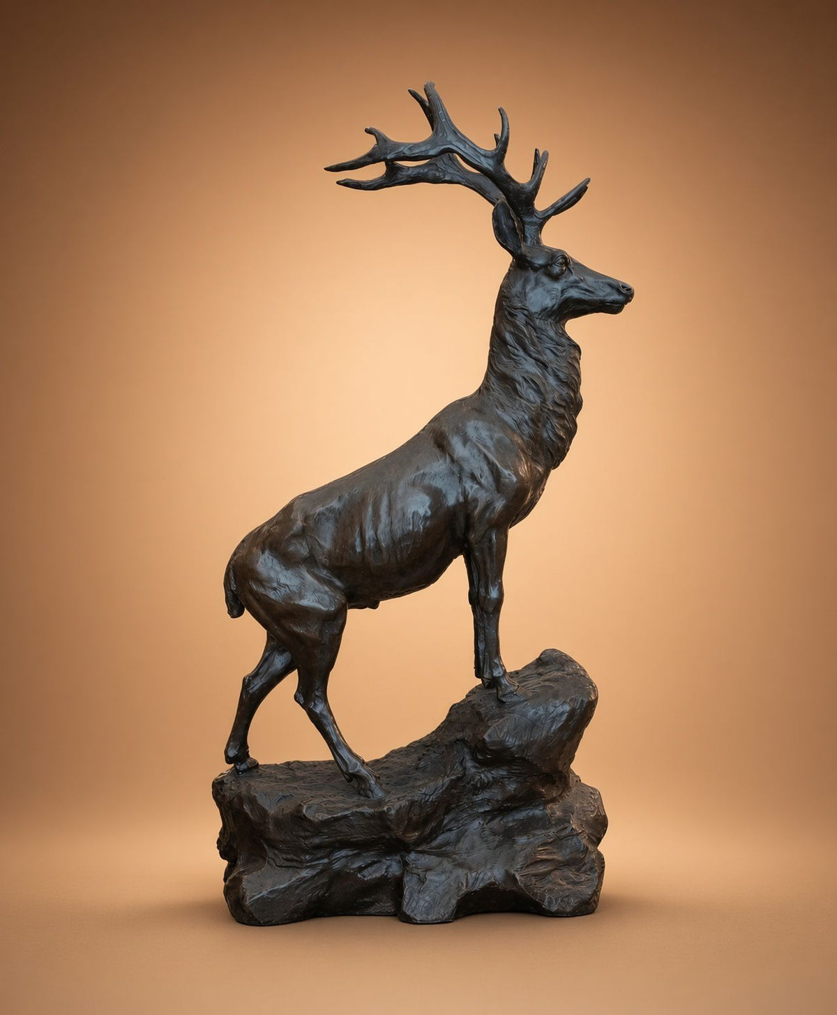 Bronze Stag Sculpture