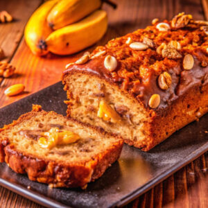 Warm Banana Walnut Bread